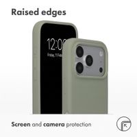 Accezz Liquid Silicone Case with MagSafe Apple iPhone 18 Pro / 17 Pro - Cooper Green