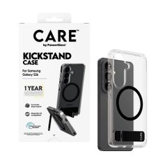 CARE by PanzerGlass Urban Explorer Transparante MagSafe backcover met Kickstand Samsung Galaxy S26 - Transparant