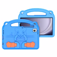 Dux Ducis Panda kidsproof backcover met standaard Samsung Tab A9 / A7 Lite - Blauw