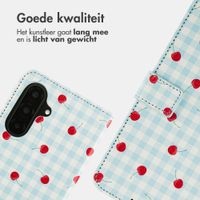 imoshion Design Bookcase Samsung Galaxy A17 (5G) / (4G) - Cherry Check