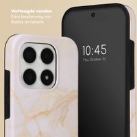 Selencia Vivid Backcover met MagSafe Xiaomi 17 - Golden Beige Marble