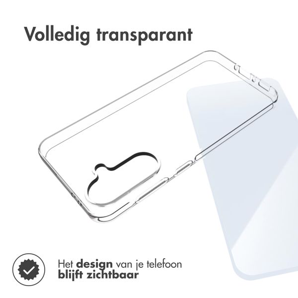 Accezz Clear Backcover Samsung Galaxy A56 - Transparant