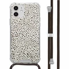 imoshion Design hoesje met koord Apple iPhone 12 (Pro) - Desert Dots