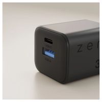 Zens Compact Oplader USB-C / USB-A 30W - Power Adapter - Zwart