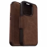 OtterBox Strada Bookcase MagSafe Apple iPhone 15 Pro - Bruin