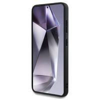 Guess 4G Metal Logo Saffiano Backcover Samsung Galaxy S25 Plus - Roze