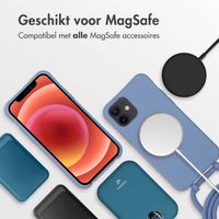 imoshion Color Backcover met afneembaar koord MagSafe Apple iPhone 12 (Pro) - Ash Blue