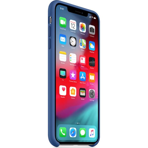 Apple Silicone Backcover Apple iPhone Xs Max - Delft Blue