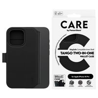 CARE by PanzerGlass Tango 2-in-1 Wallet Case MagSafe iPhone 16 Pro - Zwart