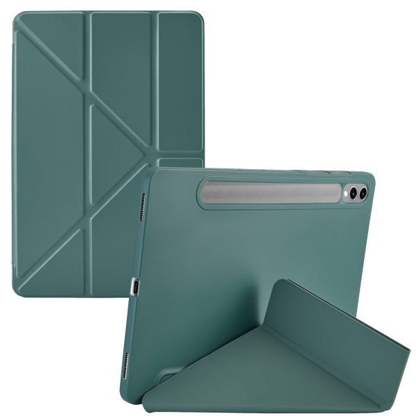 imoshion Origami Bookcase Samsung Galaxy Tab S9 11.0 inch - Donkergroen