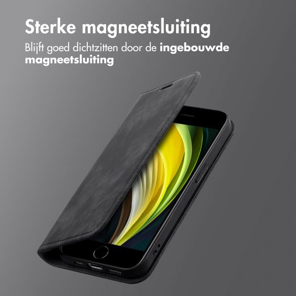 imoshion Slim Bookcase Apple iPhone SE (2022 / 2020) / 8 / 7 / 6(s) - Zwart