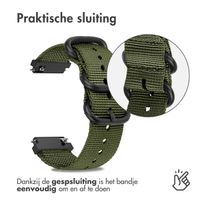imoshion Rugged Nylon bandje  - Universeel 20 mm aansluiting - Groen