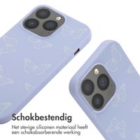 imoshion Siliconen design hoesje met koord Apple iPhone 13 Pro - Butterfly