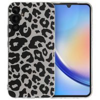 imoshion Design hoesje Samsung Galaxy A34 (5G) - Leopard Transparent