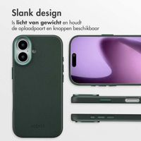 Accezz MagSafe Leather Backcover Apple iPhone 17 - Cedar Green