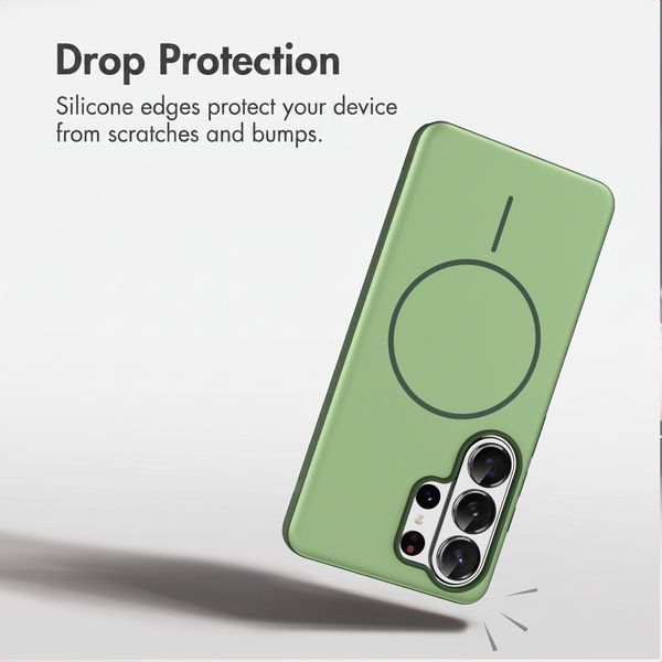 imoshion Colour Back Cover with Thin MagSafe Ring Samsung Galaxy S26 Ultra - Dark Green