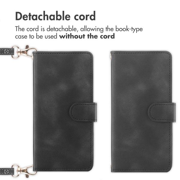imoshion Bookcase with Strap Apple iPhone SE (2022 / 2020) / 8 / 7 - Black