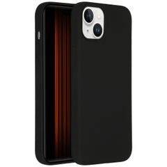 Accezz Liquid Silicone Back Cover with MagSafe Apple iPhone 15 Plus - Black