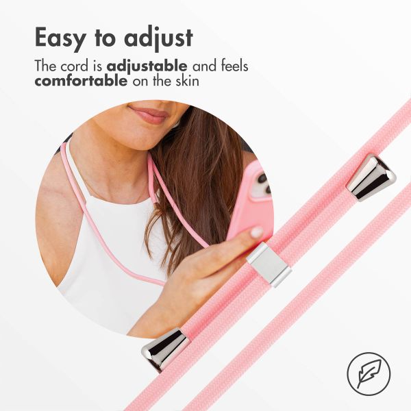 imoshion Silicone Case with Strap Apple iPhone 16 - Pink