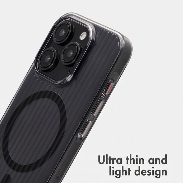 Accezz Lite Case with MagSafe | Fluted | Apple iPhone 15 Pro - Black