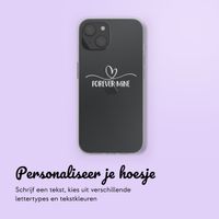 Hoesje met eigen foto en/of tekst Apple iPhone 15 - Sierlijk hartje