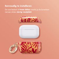 Selencia Vivid Case Apple AirPods Pro 2 - Tropical Vibes Apricot