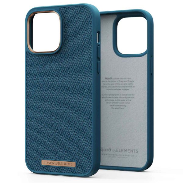 Njorð Collections Fabric Case iPhone 14 Pro Max - Deep Sea