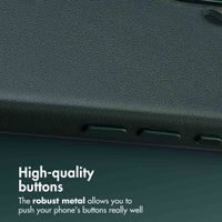 Accezz Leather Back Cover with MagSafe Apple iPhone 16 - Cedar Green
