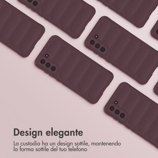 imoshion EasyGrip Backcover Samsung Galaxy S21 FE - Aubergine