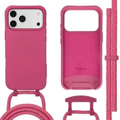 imoshion Color Backcover met afneembaar koord met MagSafe Apple iPhone 17 Pro - Raspberry