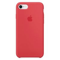 Apple Silicone Backcover Apple iPhone SE (2022 / 2020) / 8 / 7 - Red Raspberry