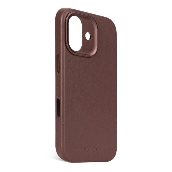 Decoded Leather Backcover MagSafe Apple iPhone 17 - Chocolate Brown