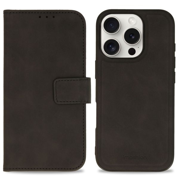 imoshion Uitneembare 2-in-1 Luxe Bookcase Apple iPhone 16 Pro - Zwart