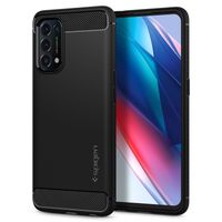 Spigen Rugged Armor Backcover Oppo Find X3 Lite - Zwart