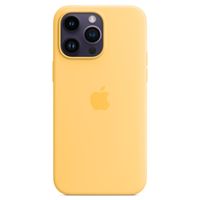 Apple Silicone Back Cover with MagSafe Apple iPhone 14 Pro Max - Sunglow