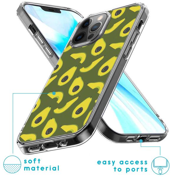 imoshion Design hoesje iPhone 12 (Pro) - Avocados