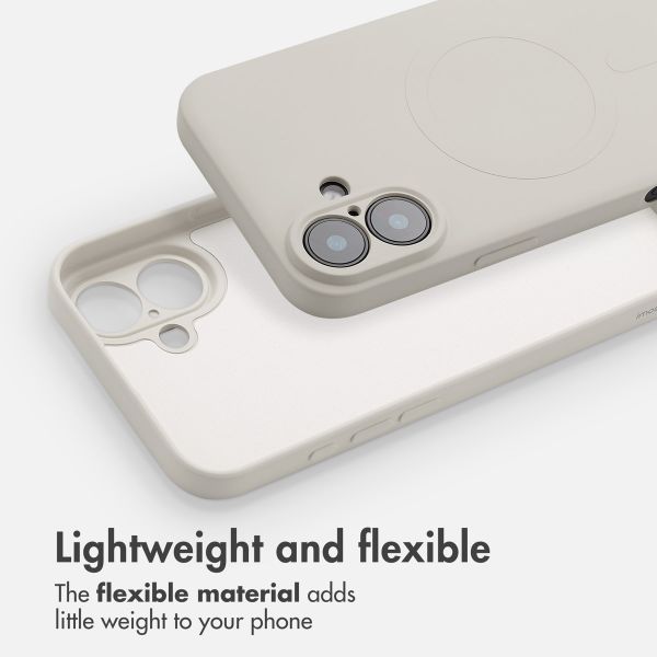 imoshion Colour Back Cover with MagSafe Apple iPhone 16 Plus - Beige