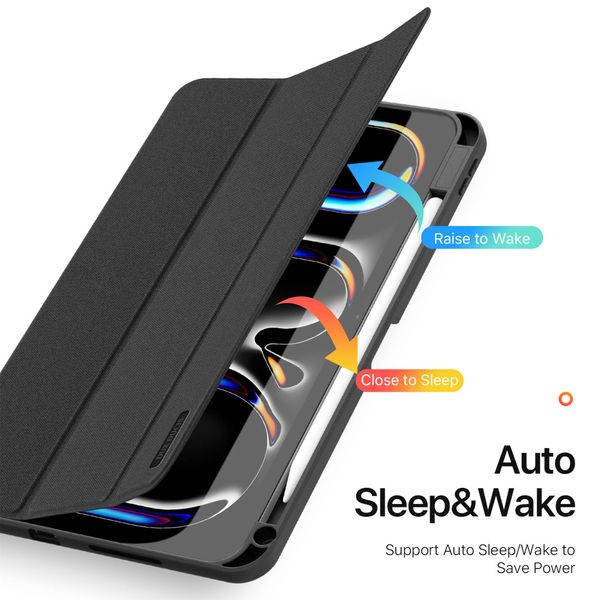 Dux Ducis Domo Bookcase Apple iPad Pro 11 (2024) M4 - Zwart