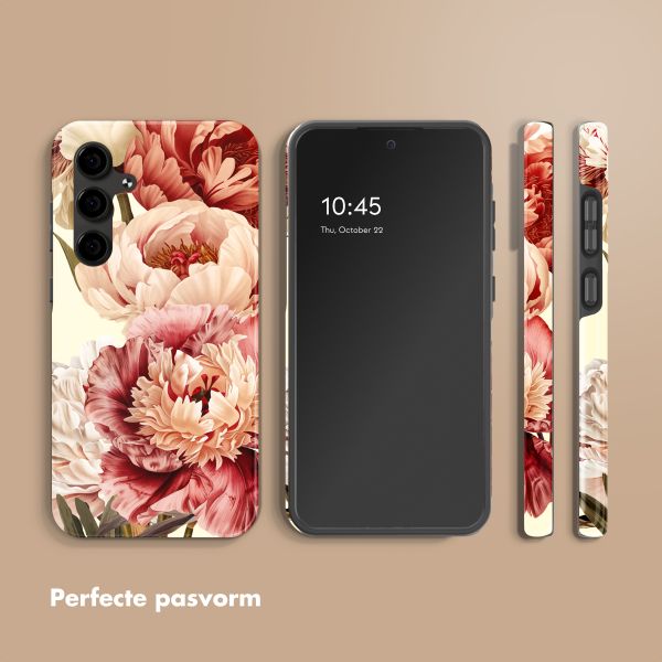 Selencia Vivid Backcover Samsung Galaxy S24 FE - Vintage Peony