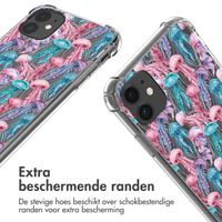 imoshion Design hoesje met koord Apple iPhone 11 - Jellyfish Watercolor