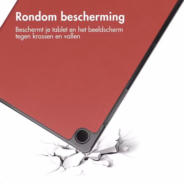 imoshion Trifold Bookcase Samsung Galaxy Tab A11 Plus - Bordeaux