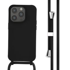 imoshion Silicone Case with Strap Apple iPhone 14 Pro - Black