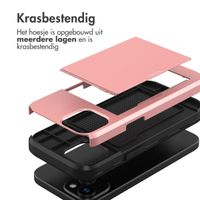 imoshion Backcover met pasjeshouder Apple iPhone 15 - Rosé Goud
