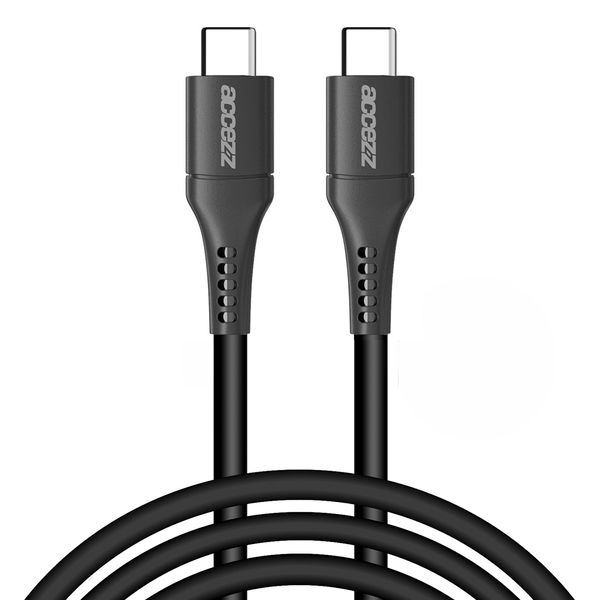 Accezz USB-C naar USB-C kabel Samsung Galaxy S20 - 2 meter - Zwart