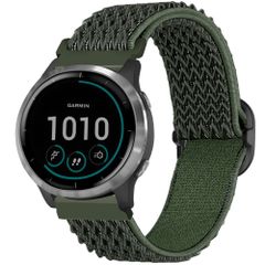 imoshion Elastisch nylon bandje Garmin Vivoactive 4 - Donkergroen