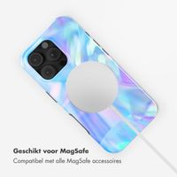 Selencia Vivid Tough Backcover met MagSafe Apple iPhone 16 Pro - Holographic Blue Dream
