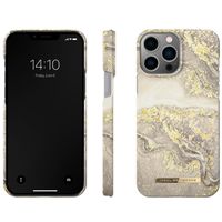 iDeal of Sweden Fashion Backcover Apple iPhone 13 Pro Max - Sparkle Greige Marble
