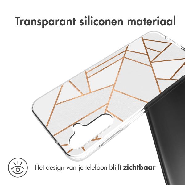 imoshion Design hoesje Samsung Galaxy A14 (5G/4G) - White Graphic