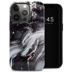 Selencia Vivid Backcover Apple iPhone 13 Pro - Chic Marble Black