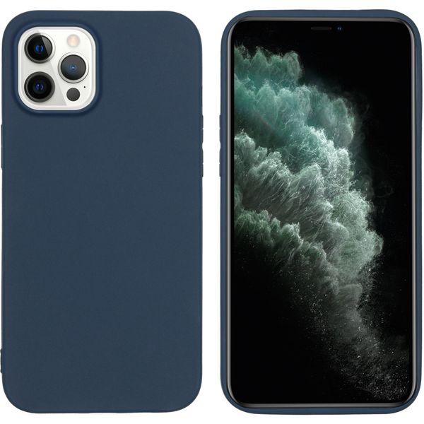 imoshion Color Backcover iPhone 12 Pro Max - Donkerblauw